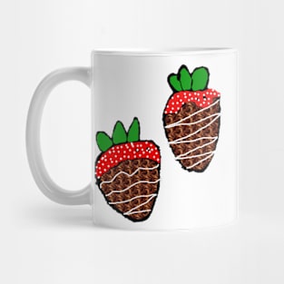 Chocolate Strawberries Mug